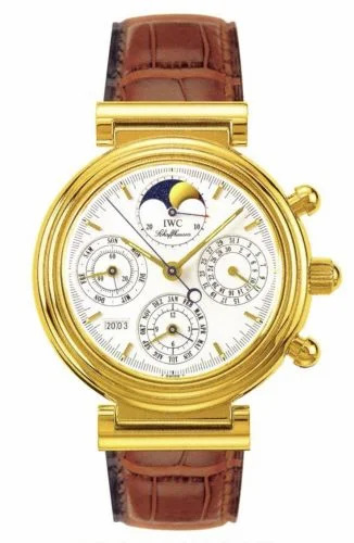 IWC Da Vinci Perpetual Yellow Gold / White / French IW3750-04 (3750-04, IW375004)